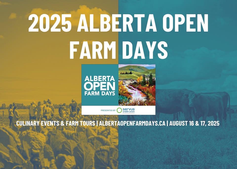 Alberta Open Farm Days (August 16-17, 2025)